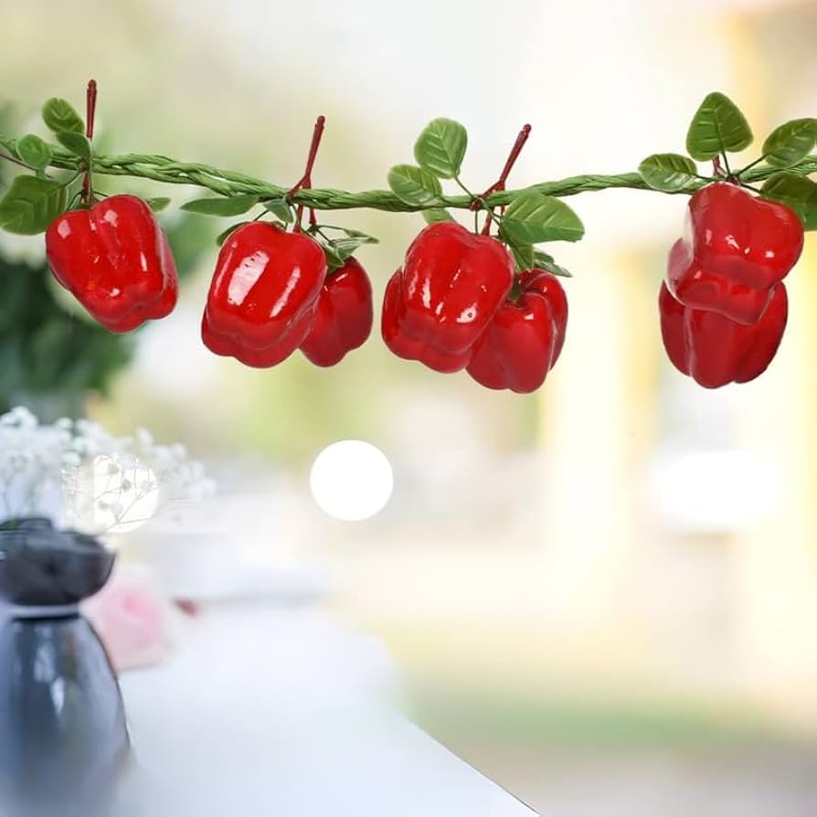 Artificial Capsicum Hanging